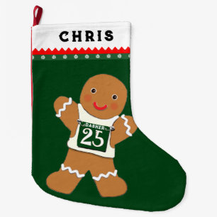 Grande Chaussette De Noël Coureur en course