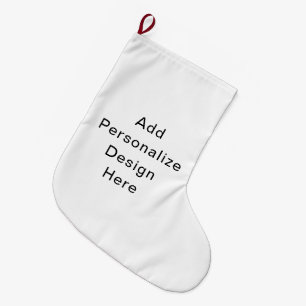 Grande Chaussette De Noël créez votre propre personnalisation