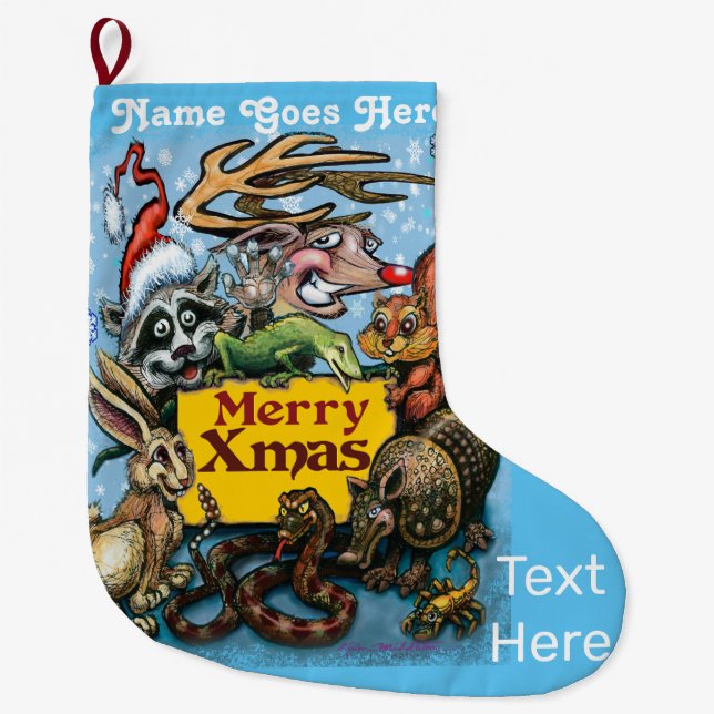 Grande Chaussette De Noël Critère de Noël (Devant)