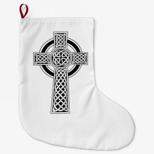 Grande Chaussette De Noël Croix celtique