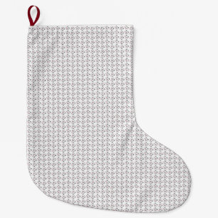 Grande Chaussette De Noël Cute Motif de chat Arrière - plan sans couture