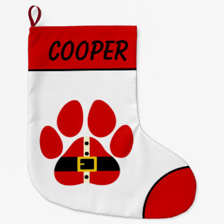Grande Chaussette De Noël Cute Personalized Pet Christmas Stocking