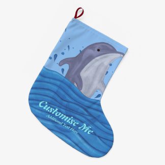Grande Chaussette De Noël Dauphin Splash