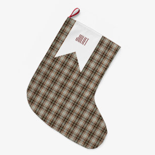 Grande Chaussette De Noël Diana robe Tartan Plaid Mode Princesse