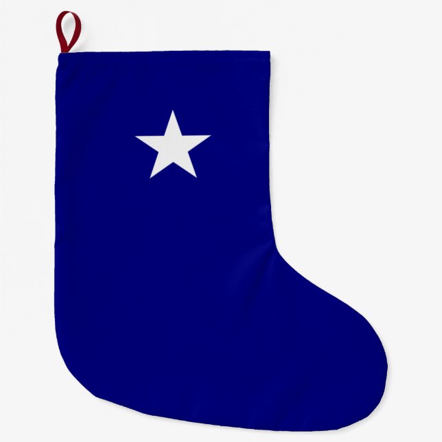 Grande Chaussette De Noël Drapeau bleu Bonnie (Devant)