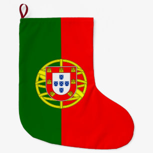 Grande Chaussette De Noël Drapeau du Portugal