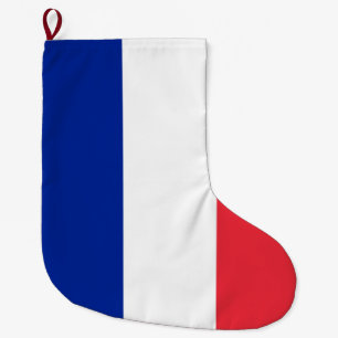 Grande Chaussette De Noël Drapeau français (France)