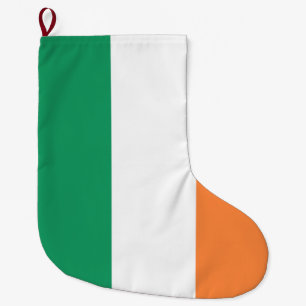 Grande Chaussette De Noël Drapeau irlandais (République d'Irlande) (ROI) (Ei