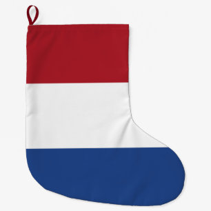 Grande Chaussette De Noël Drapeau néerlandais
