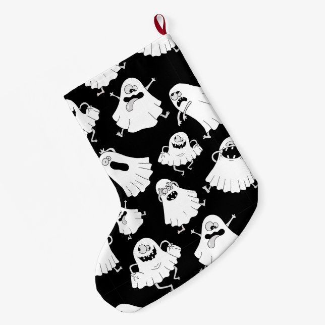 Grande Chaussette De Noël Épidémie de fantômes #2 (Dos (Accrochage))