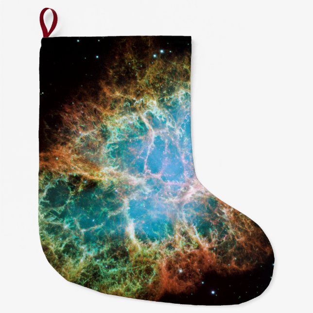 Grande Chaussette De Noël Espace extra-atmosphérique de Galaxie (Devant)