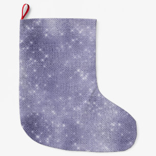 Grande Chaussette De Noël Étincelle de rêve pourpre