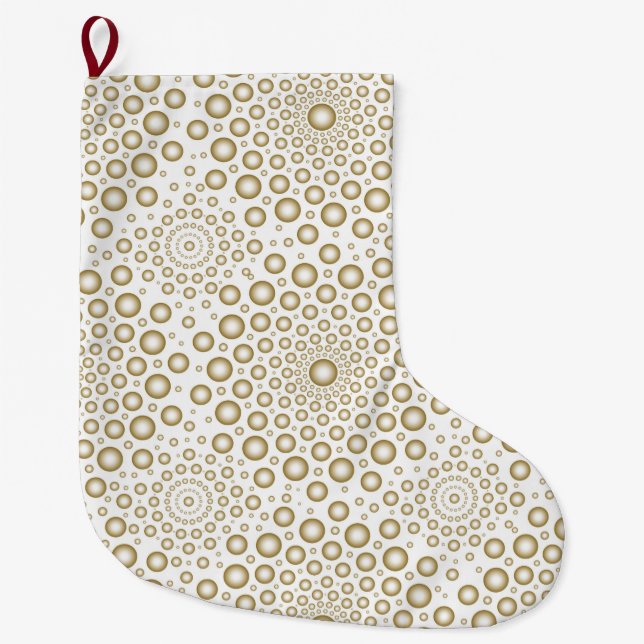 Grande Chaussette De Noël Feux (Devant)