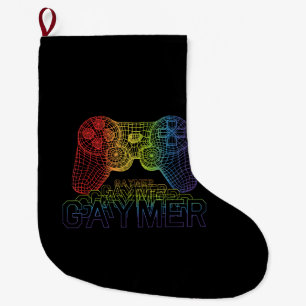 Grande Chaussette De Noël Fier Gaymer, Gay Pride Gaming