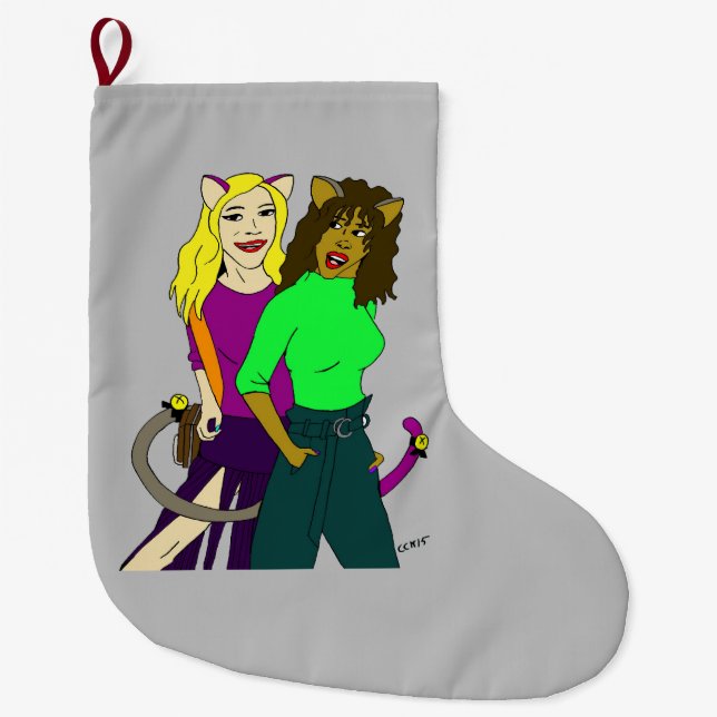 Grande Chaussette De Noël filles (Devant)