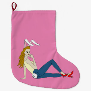 Grande Chaussette De Noël fillette