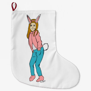 Grande Chaussette De Noël fillette