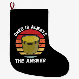 Grande Chaussette De Noël Ghee vintage Est Toujours La Réponse Retro Amateur