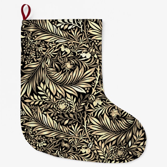 Grande Chaussette De Noël Golden Fern (Devant)