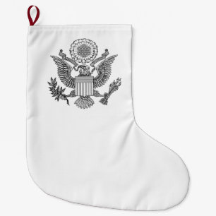 Grande Chaussette De Noël Grand Sceau des États-Unis d'Amérique (États-Unis)