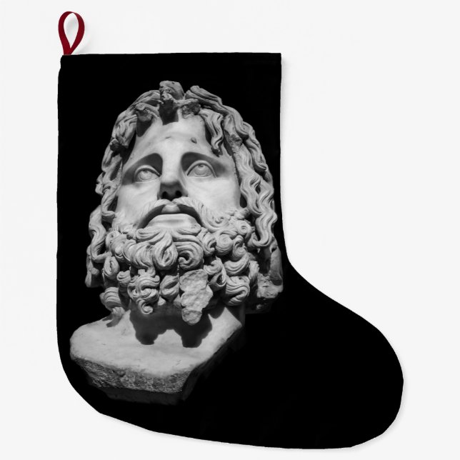Grande Chaussette De Noël Greco Roman Bust (Devant)