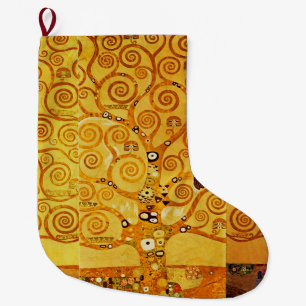Grande Chaussette De Noël Gustav Klimt Arbre de Vie : Symboliste Art Nouveau