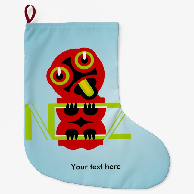 Grande Chaussette De Noël Hei Tiki (Devant)