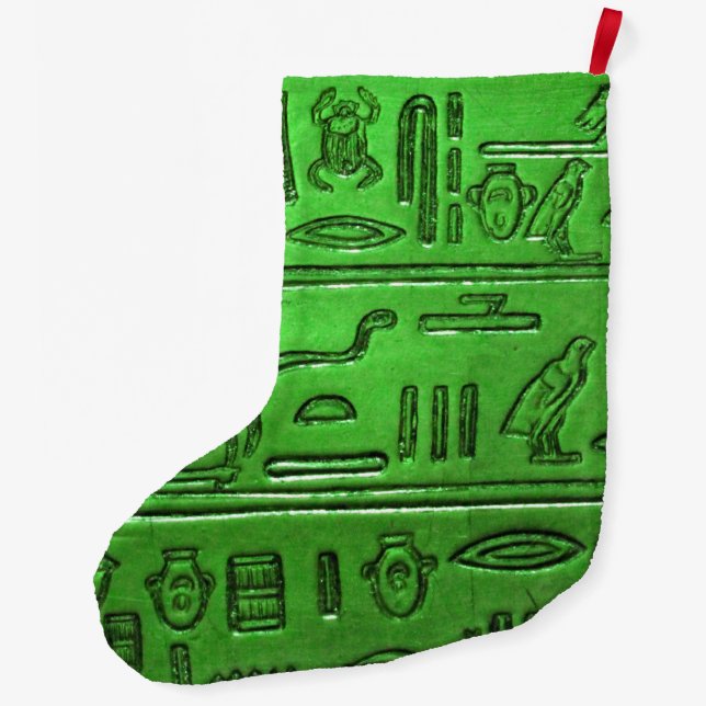 Grande Chaussette De Noël Hiéroglyphes 2014-1023 (Dos)