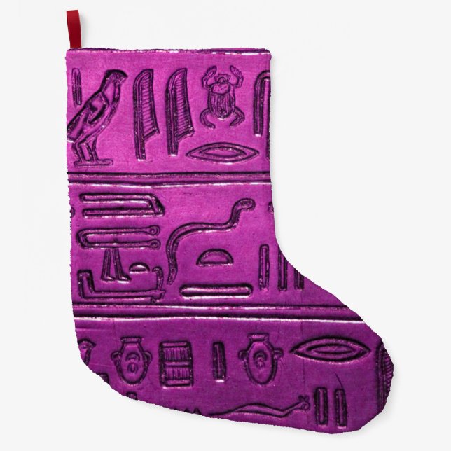 Grande Chaussette De Noël Hiéroglyphes_2014_1030 (Devant)