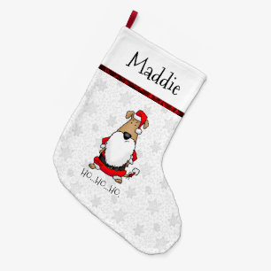 Grande Chaussette De Noël HO HO Très drôle Costume Père Noël Sarcastique Chi