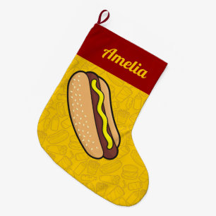 Grande Chaussette De Noël Hotdog