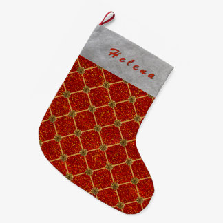 Grande Chaussette De Noël Jailli et plombé