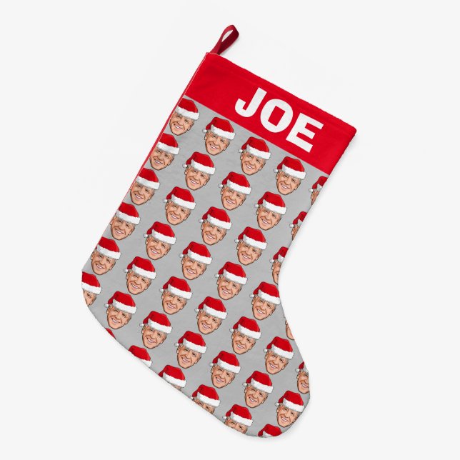 GRANDE CHAUSSETTE DE NOËL JOE BIDEN (Devant (Accrochage))