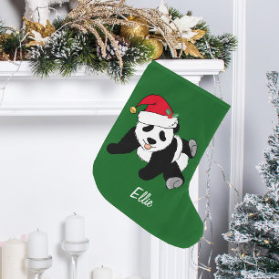 Grande Chaussette De Noël Jolie Ours Panda Noël