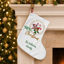 Joyeux Noël personnalisé avec le Père Noël et les