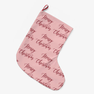 Grande Chaussette De Noël Joyeux Noël Typographie Lettres
