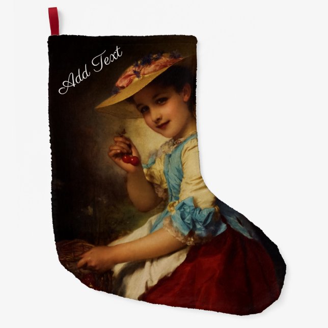 Grande Chaussette De Noël La cerise de Adolphe Piot (Devant)
