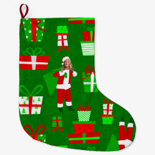 Grande Chaussette De Noël laidien de noël Marjorie Taylor Greene père noël