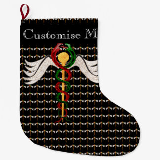 Grande Chaussette De Noël Le Caduceus (couleur complète)