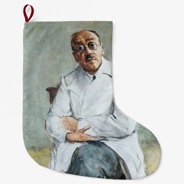 Grande Chaussette De Noël Le chirurgien (par Max Liebermann) (Devant)
