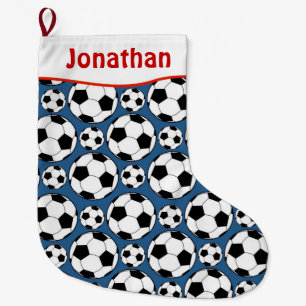 Grande Chaussette De Noël Le football