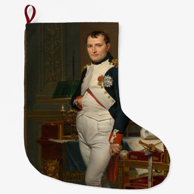 Grande Chaussette De Noël L'empereur Napoléon Bonaparte aux Tuileries (Devant)