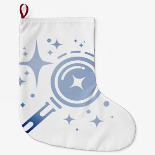 Grande Chaussette De Noël Les étoiles à crémaillère, phare de l'ère numériqu