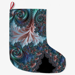 Grande Chaussette De Noël Mandelbrot Fractal