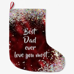Grande Chaussette De Noël Meilleur papa