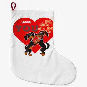 Grande Chaussette De Noël meilleurs amis