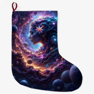 Grande Chaussette De Noël Mère de l'Univers – Celle qui rêve les étoiles.