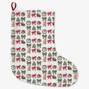 GRANDE CHAUSSETTE DE NOËL MERRY NOËL