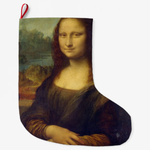 Grande Chaussette De Noël Mona Lisa