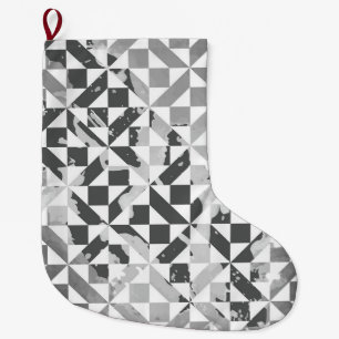 Grande Chaussette De Noël Motifs aquarelle 4